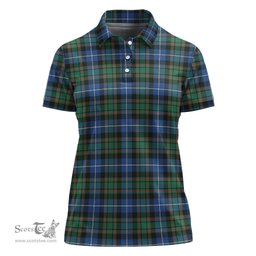 Scottish MacRae Hunting Ancient Clan Tartan Polo Shirt For Women, Women's Scottish Polo Shirt Scottish Plaid Tartan Plaid - ScotsTee - scotstee.com