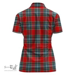Scottish MacLeay Clan Tartan Polo Shirt For Women, Women's Scottish Polo Shirt Scottish Plaid Tartan Plaid - ScotsTee - scotstee.com