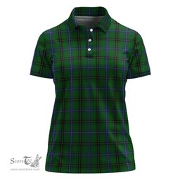 Scottish MacKendrick Clan Tartan Polo Shirt For Women, Women's Scottish Polo Shirt Scottish Plaid Tartan Plaid - ScotsTee - scotstee.com