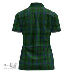 Scottish MacKendrick Clan Tartan Polo Shirt For Women, Women's Scottish Polo Shirt Scottish Plaid Tartan Plaid - ScotsTee - scotstee.com