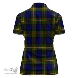 Scottish Moore Clan Tartan Polo Shirt For Women, Women's Scottish Polo Shirt Scottish Plaid Tartan Plaid - ScotsTee - scotstee.com