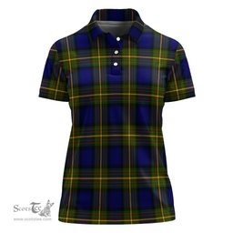 Scottish Moore Clan Tartan Polo Shirt For Women, Women's Scottish Polo Shirt Scottish Plaid Tartan Plaid - ScotsTee - scotstee.com