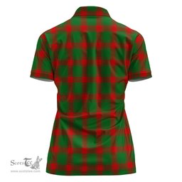 Scottish Middleton Modern Clan Tartan Polo Shirt For Women, Women's Scottish Polo Shirt Scottish Plaid Tartan Plaid - ScotsTee - scotstee.com