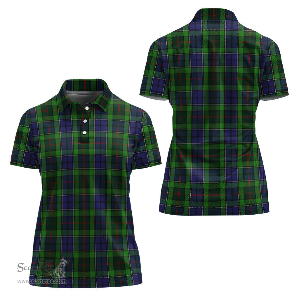 Scottish Rutledge Clan Tartan Polo Shirt For Women, Women's Scottish Polo Shirt Scottish Plaid Tartan Plaid - ScotsTee - scotstee.com