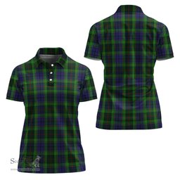 Scottish Rutledge Clan Tartan Polo Shirt For Women, Women's Scottish Polo Shirt Scottish Plaid Tartan Plaid - ScotsTee - scotstee.com
