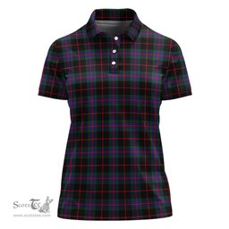 Scottish Nairn Clan Tartan Polo Shirt For Women, Women's Scottish Polo Shirt Scottish Plaid Tartan Plaid - ScotsTee - scotstee.com