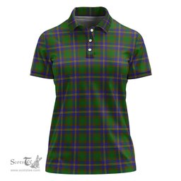 Scottish Strange of Balkaskie Clan Tartan Polo Shirt For Women, Women's Scottish Polo Shirt Scottish Plaid Tartan Plaid - ScotsTee - scotstee.com