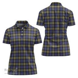 Scottish Rennie Clan Tartan Polo Shirt For Women, Women's Scottish Polo Shirt Scottish Plaid Tartan Plaid - ScotsTee - scotstee.com