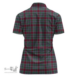 Scottish Spens (Spence) Clan Tartan Polo Shirt For Women, Women's Scottish Polo Shirt Scottish Plaid Tartan Plaid - ScotsTee - scotstee.com