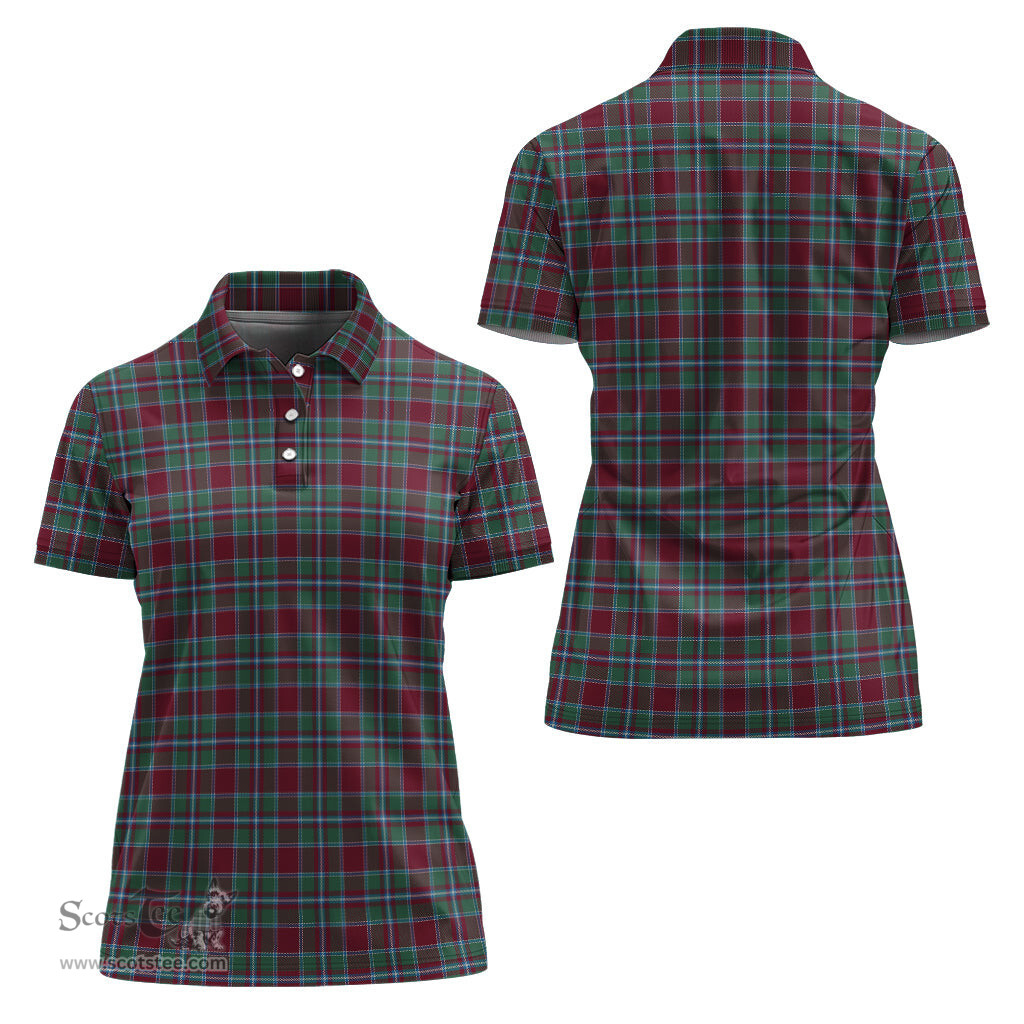 Scottish Spens (Spence) Clan Tartan Polo Shirt For Women, Women's Scottish Polo Shirt Scottish Plaid Tartan Plaid - ScotsTee - scotstee.com