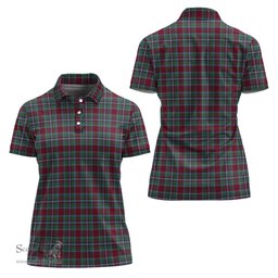 Scottish Spens (Spence) Clan Tartan Polo Shirt For Women, Women's Scottish Polo Shirt Scottish Plaid Tartan Plaid - ScotsTee - scotstee.com