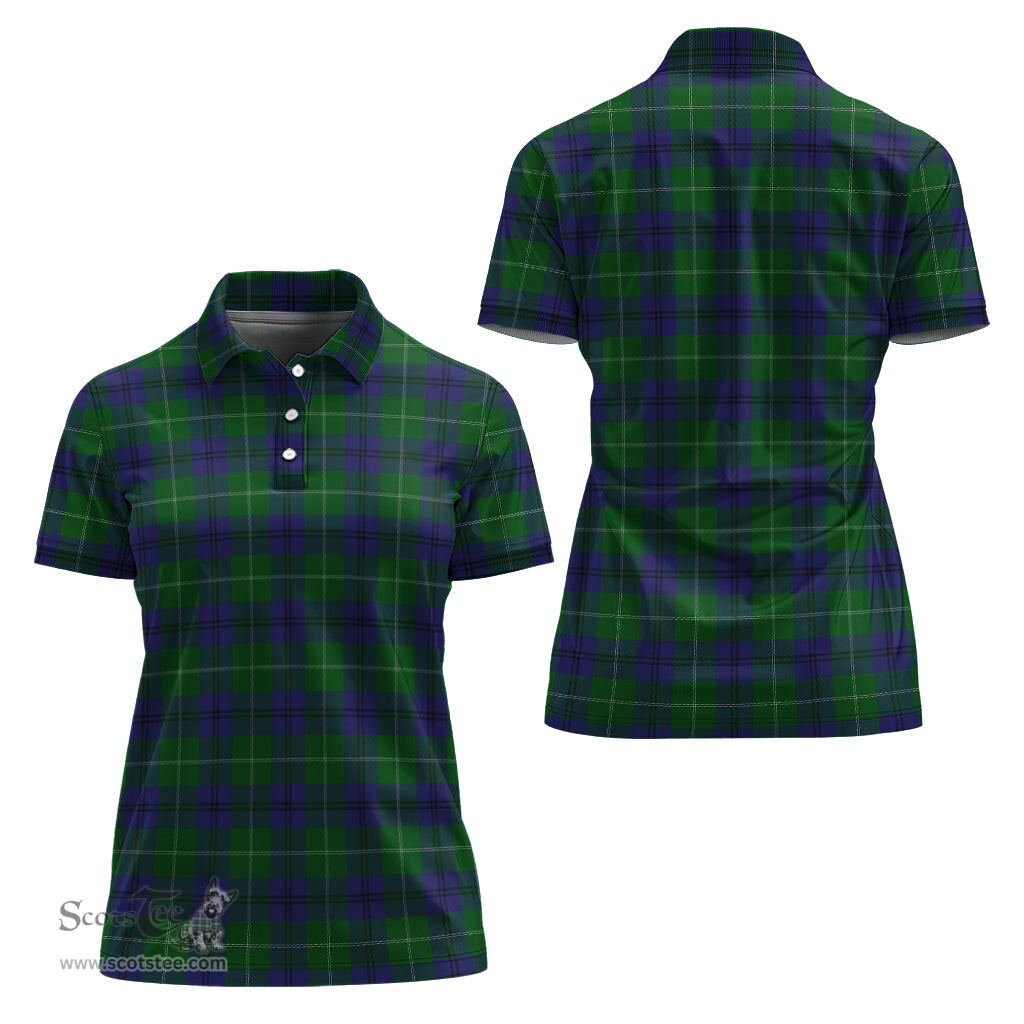 Scottish Oliphant Clan Tartan Polo Shirt For Women, Women's Scottish Polo Shirt Scottish Plaid Tartan Plaid - ScotsTee - scotstee.com