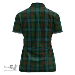 Scottish Ross Hunting Clan Tartan Polo Shirt For Women, Women's Scottish Polo Shirt Scottish Plaid Tartan Plaid - ScotsTee - scotstee.com