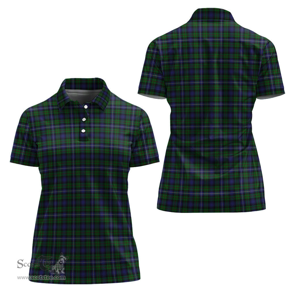 Scottish Robertson Hunting Clan Tartan Polo Shirt For Women, Women's Scottish Polo Shirt Scottish Plaid Tartan Plaid - ScotsTee - scotstee.com