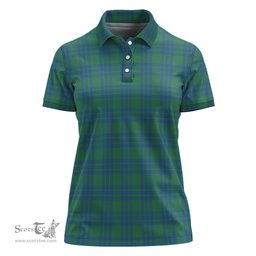 Scottish Montgomery Ancient Clan Tartan Polo Shirt For Women, Women's Scottish Polo Shirt Scottish Plaid Tartan Plaid - ScotsTee - scotstee.com