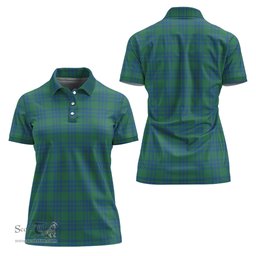 Scottish Montgomery Ancient Clan Tartan Polo Shirt For Women, Women's Scottish Polo Shirt Scottish Plaid Tartan Plaid - ScotsTee - scotstee.com