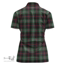 Scottish Rollo Hunting Clan Tartan Polo Shirt For Women, Women's Scottish Polo Shirt Scottish Plaid Tartan Plaid - ScotsTee - scotstee.com
