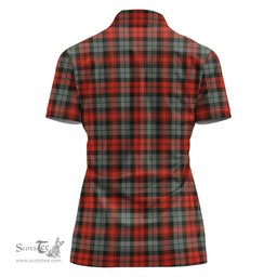 Scottish MacLachlan Weathered Clan Tartan Polo Shirt For Women, Women's Scottish Polo Shirt Scottish Plaid Tartan Plaid - ScotsTee - scotstee.com
