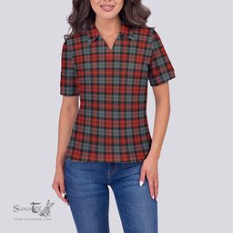Scottish MacLachlan Weathered Clan Tartan Polo Shirt For Women, Women's Scottish Polo Shirt Scottish Plaid Tartan Plaid - ScotsTee - scotstee.com