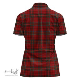 Scottish Stewart of Galloway Clan Tartan Polo Shirt For Women, Women's Scottish Polo Shirt Scottish Plaid Tartan Plaid - ScotsTee - scotstee.com