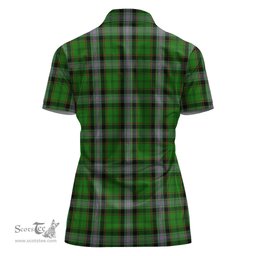 Scottish Moss Clan Tartan Polo Shirt For Women, Women's Scottish Polo Shirt Scottish Plaid Tartan Plaid - ScotsTee - scotstee.com