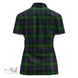 Scottish Tait Modern Clan Tartan Polo Shirt For Women, Women's Scottish Polo Shirt Scottish Plaid Tartan Plaid - ScotsTee - scotstee.com