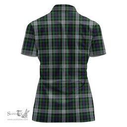 Scottish MacKenzie Dress Clan Tartan Polo Shirt For Women, Women's Scottish Polo Shirt Scottish Plaid Tartan Plaid - ScotsTee - scotstee.com