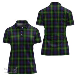 Scottish Watson Clan Tartan Polo Shirt For Women, Women's Scottish Polo Shirt Scottish Plaid Tartan Plaid - ScotsTee - scotstee.com
