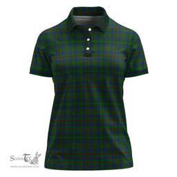 Scottish Moncrieff of Atholl Clan Tartan Polo Shirt For Women, Women's Scottish Polo Shirt Scottish Plaid Tartan Plaid - ScotsTee - scotstee.com
