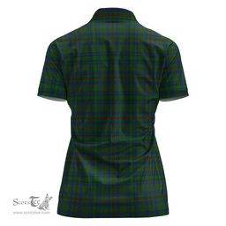 Scottish Moncrieff of Atholl Clan Tartan Polo Shirt For Women, Women's Scottish Polo Shirt Scottish Plaid Tartan Plaid - ScotsTee - scotstee.com