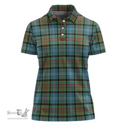 Scottish Walkinshaw Clan Tartan Polo Shirt For Women, Women's Scottish Polo Shirt Scottish Plaid Tartan Plaid - ScotsTee - scotstee.com