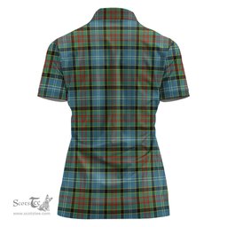 Scottish Walkinshaw Clan Tartan Polo Shirt For Women, Women's Scottish Polo Shirt Scottish Plaid Tartan Plaid - ScotsTee - scotstee.com