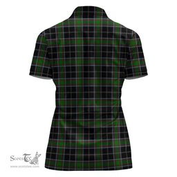 Scottish Webster Clan Tartan Polo Shirt For Women, Women's Scottish Polo Shirt Scottish Plaid Tartan Plaid - ScotsTee - scotstee.com