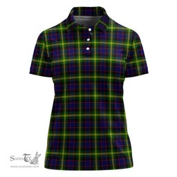 Scottish Watson Modern Clan Tartan Polo Shirt For Women, Women's Scottish Polo Shirt Scottish Plaid Tartan Plaid - ScotsTee - scotstee.com
