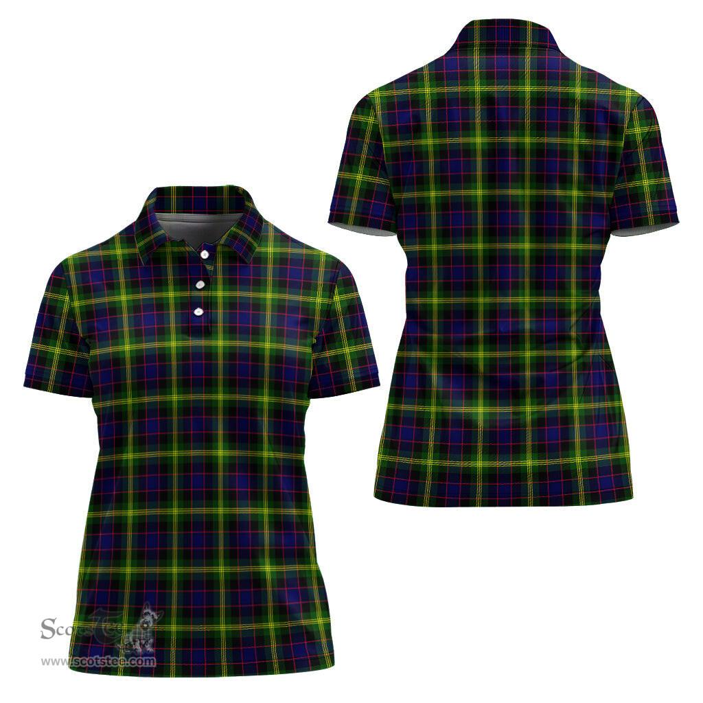 Scottish Watson Modern Clan Tartan Polo Shirt For Women, Women's Scottish Polo Shirt Scottish Plaid Tartan Plaid - ScotsTee - scotstee.com