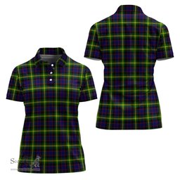 Scottish Watson Modern Clan Tartan Polo Shirt For Women, Women's Scottish Polo Shirt Scottish Plaid Tartan Plaid - ScotsTee - scotstee.com