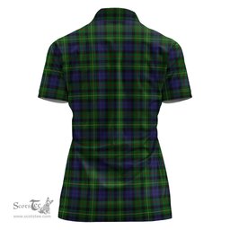 Scottish Rollo Clan Tartan Polo Shirt For Women, Women's Scottish Polo Shirt Scottish Plaid Tartan Plaid - ScotsTee - scotstee.com