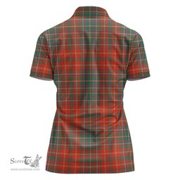 Scottish MacDougall Ancient Clan Tartan Polo Shirt For Women, Women's Scottish Polo Shirt Scottish Plaid Tartan Plaid - ScotsTee - scotstee.com