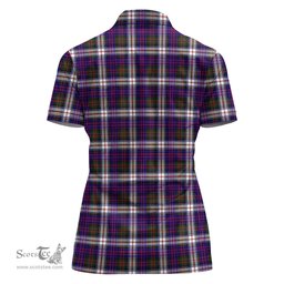Scottish MacDonald Dress Modern Clan Tartan Polo Shirt For Women, Women's Scottish Polo Shirt Scottish Plaid Tartan Plaid - ScotsTee - scotstee.com