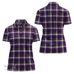 Scottish MacDonald Dress Modern Clan Tartan Polo Shirt For Women, Women's Scottish Polo Shirt Scottish Plaid Tartan Plaid - ScotsTee - scotstee.com