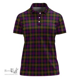 Scottish MacDonell of Glengarry Modern Clan Tartan Polo Shirt For Women, Women's Scottish Polo Shirt Scottish Plaid Tartan Plaid - ScotsTee - scotstee.com