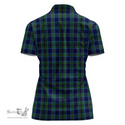 Scottish Miller Clan Tartan Polo Shirt For Women, Women's Scottish Polo Shirt Scottish Plaid Tartan Plaid - ScotsTee - scotstee.com