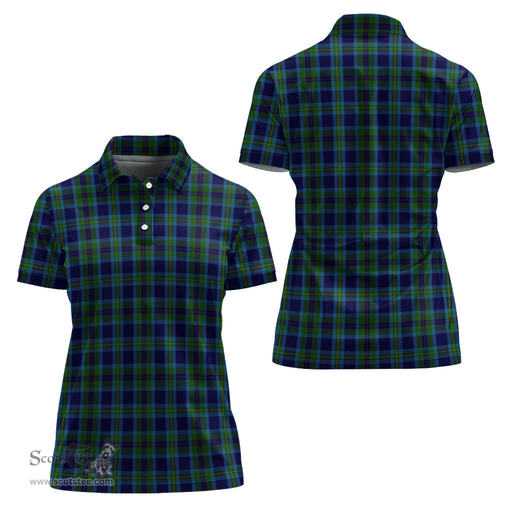 Scottish Miller Clan Tartan Polo Shirt For Women, Women's Scottish Polo Shirt Scottish Plaid Tartan Plaid - ScotsTee - scotstee.com
