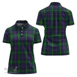 Scottish MacIntyre Inglis Clan Tartan Polo Shirt For Women, Women's Scottish Polo Shirt Scottish Plaid Tartan Plaid - ScotsTee - scotstee.com