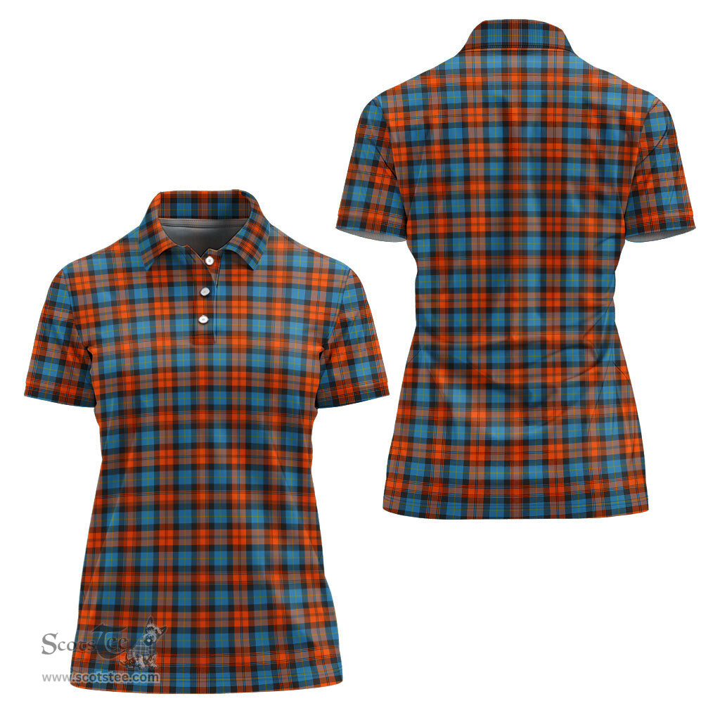 Scottish MacLachlan Ancient Clan Tartan Polo Shirt For Women, Women's Scottish Polo Shirt Scottish Plaid Tartan Plaid - ScotsTee - scotstee.com