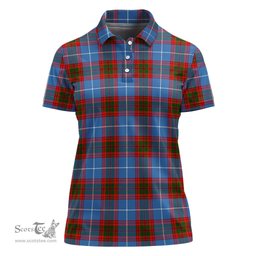Scottish Pentland Clan Tartan Polo Shirt For Women, Women's Scottish Polo Shirt Scottish Plaid Tartan Plaid - ScotsTee - scotstee.com