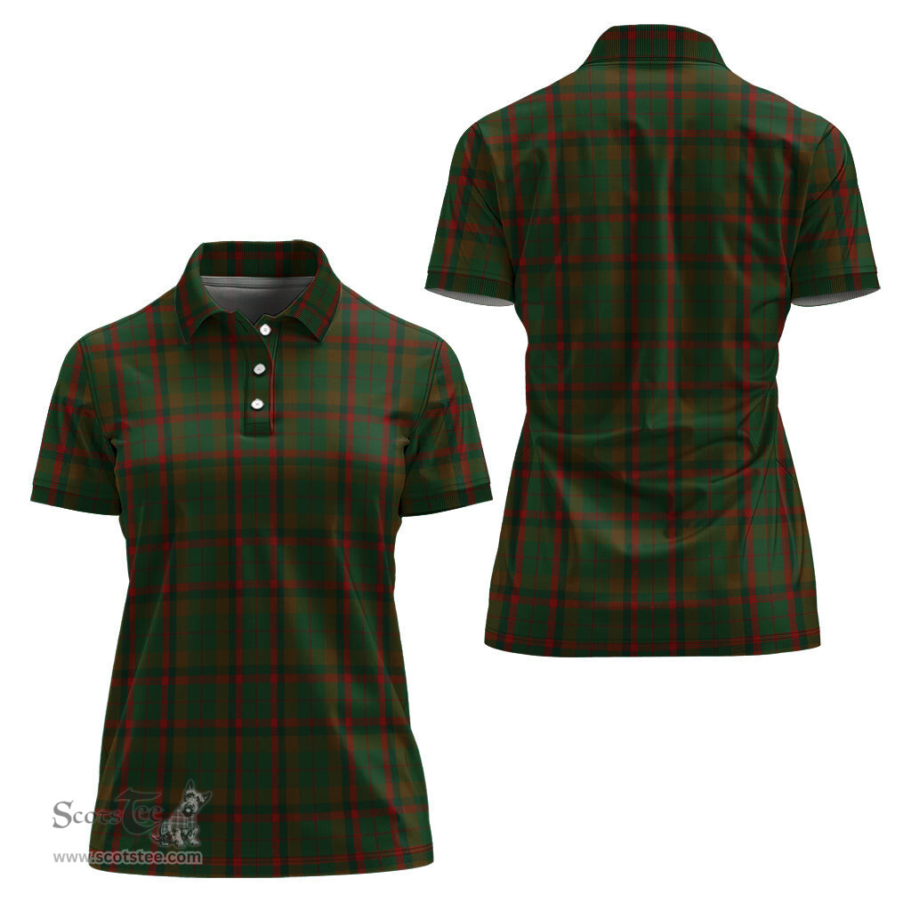 Scottish Macnaughton Hunting Clan Tartan Polo Shirt For Women, Women's Scottish Polo Shirt Scottish Plaid Tartan Plaid - ScotsTee - scotstee.com