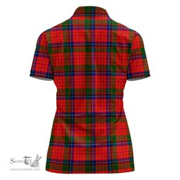 Scottish MacNicol of Scorrybreac Clan Tartan Polo Shirt with Family Crest For Women, Women's Scottish Polo Shirt Scottish Plaid Tartan Plaid - ScotsTee - scotstee.com