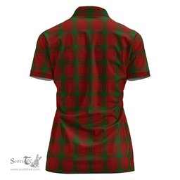 Scottish MacQuarrie Clan Tartan Polo Shirt For Women, Women's Scottish Polo Shirt Scottish Plaid Tartan Plaid - ScotsTee - scotstee.com