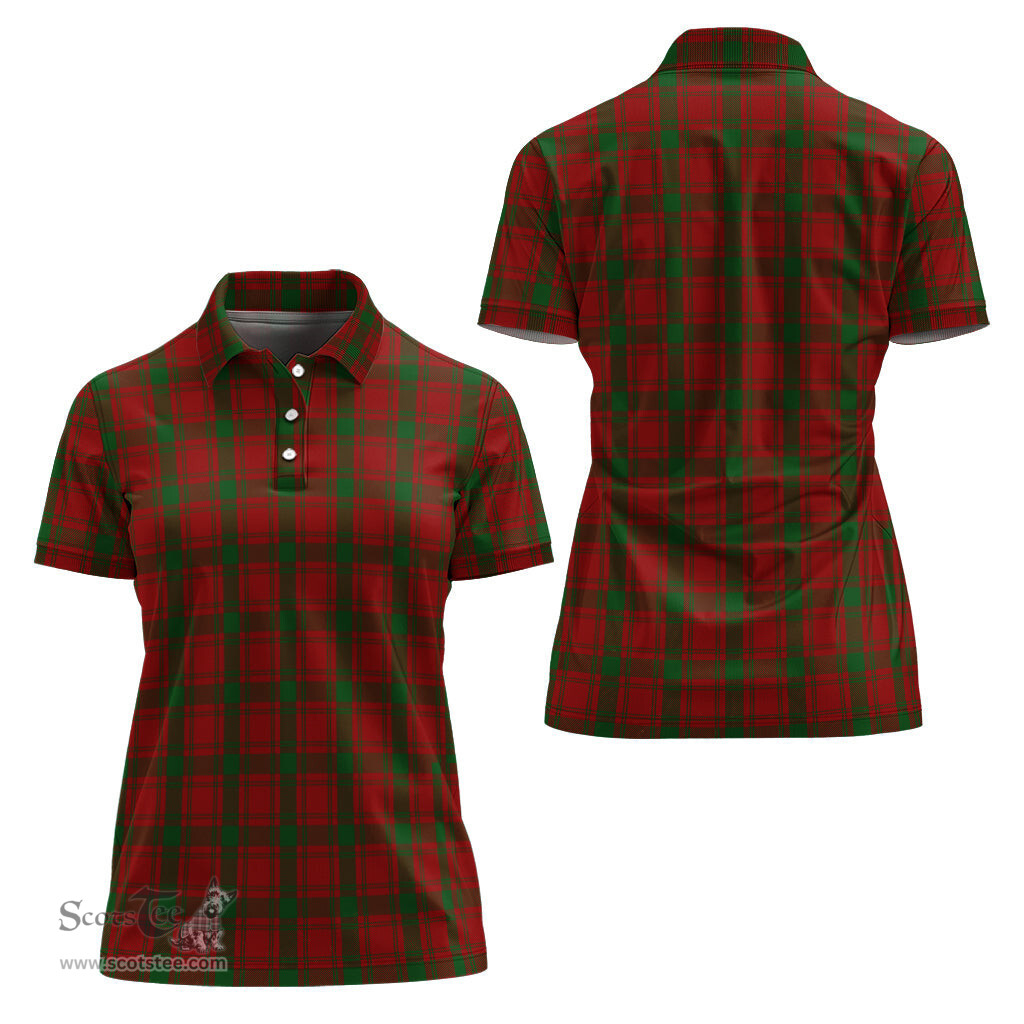 Scottish MacQuarrie Clan Tartan Polo Shirt For Women, Women's Scottish Polo Shirt Scottish Plaid Tartan Plaid - ScotsTee - scotstee.com